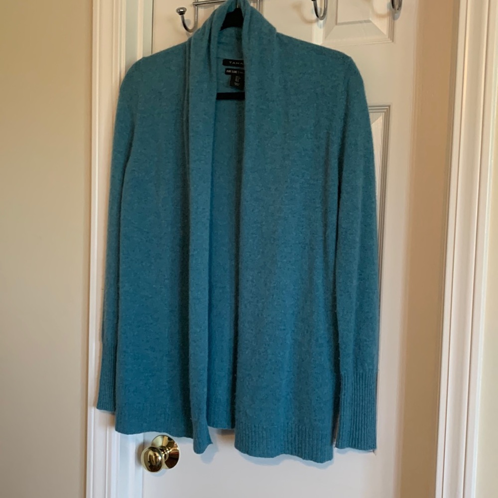 Tahari 100% Cashmere Cardigan Sweater